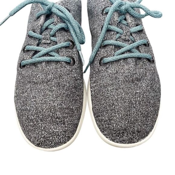 AllBirds Wool Runners Men’s Size 12 Gray Turquoise - Picture 4 of 5